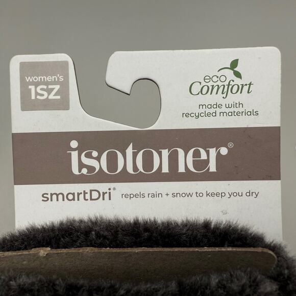 Isotoner Glover Signature Women's One Size Faux-Fur-Cuff Fleece Cuff Smart Dri - Picture 3 of 5